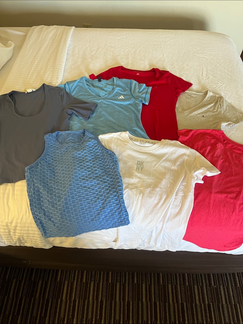 Mixed Women’s Tops Bundle - Red, Blue, White, Gray